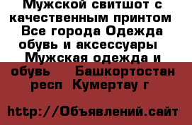 Мужской свитшот с качественным принтом - Все города Одежда, обувь и аксессуары » Мужская одежда и обувь   . Башкортостан респ.,Кумертау г.